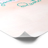 Poster Vague, Sable, Citation Motivationnelle De Plage (Coin)