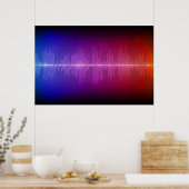 Poster Vague sonore (Cuisine)