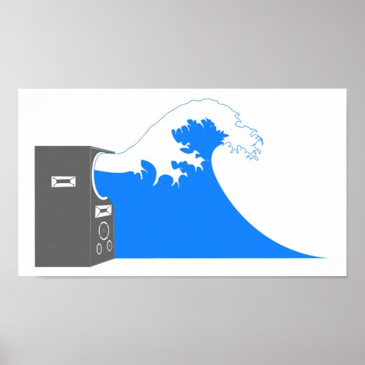 Poster Vague sonore (Devant)