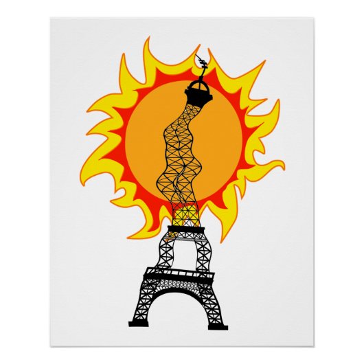 Poster Vague thermique européenne (Devant)