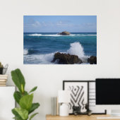 Poster Vagues (Bureau à domicile)