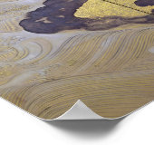 Poster Vagues à Matsushima (à droite), Tawaraya Sotatsu (Coin)