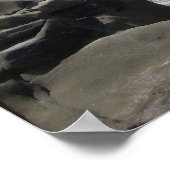 Poster Vagues à vent en mer (Coin)