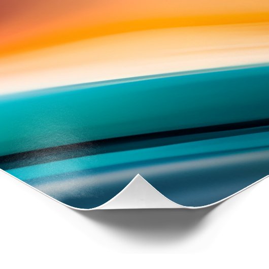 Poster VAGUES Abstraites (Coin)