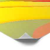 Poster Vagues arc-en-ciel (Coin)