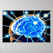 Poster Vagues cérébrales (Devant)