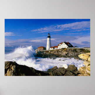Poster Vagues de crashage du phare