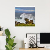 Poster Vagues de l'océan Atlantique | Art côtier robuste (Bureau à domicile)
