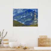 Poster Vagues de Mist par Nicholas Roerich (Cuisine)