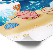 Poster vagues de noël (Coin)