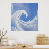 Poster Vagues de nuages...... (Cuisine)