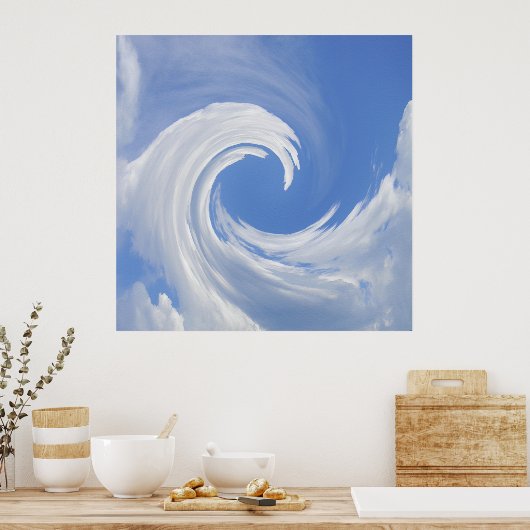 Poster Vagues de nuages...... (Cuisine)