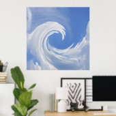 Poster Vagues de nuages...... (Bureau à domicile)