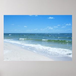 Poster Vagues de plage III