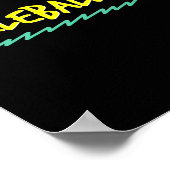 Poster Vagues de soleil et manche longue de pickleball (Coin)