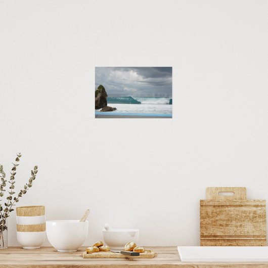 Poster Vagues de tempête (Cuisine)