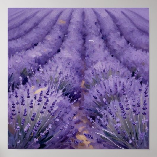 Poster Vagues de Violet : Une étude impressionniste du so (Devant)