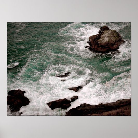 Poster Vagues déferlantes (Devant)