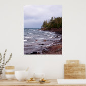 Poster Vagues du lac Supérieur (Cuisine)