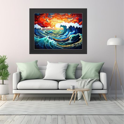 Poster Vagues épiques 12