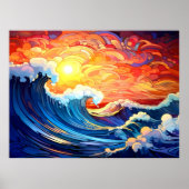 Poster Vagues épiques 4 (Devant)