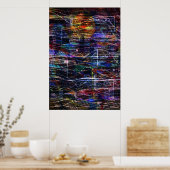 Poster Vagues et particules (Cuisine)