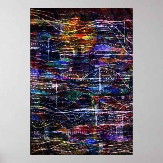 Poster Vagues et particules (Devant)