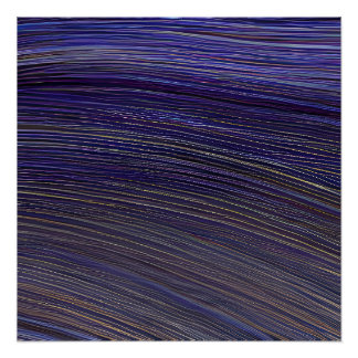 Poster Vagues fracturées du paysage marin Abstrait 31