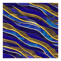 Vagues fracturées du paysage marin Abstrait 33