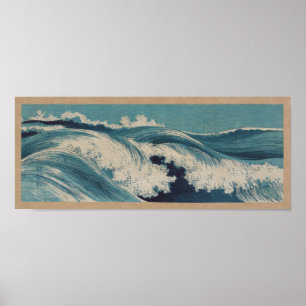 Poster Vagues - Hatō zu par Uehara Konen
