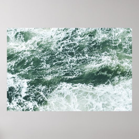 POSTER VAGUES OCÉANES (Devant)
