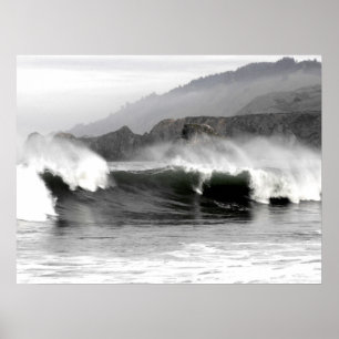 Poster Vagues océaniques