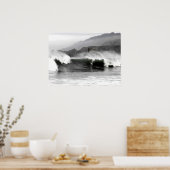 Poster Vagues océaniques (Cuisine)