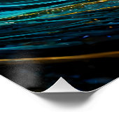 Poster Vagues océaniques clignantes (Coin)