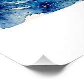 Poster Vagues océaniques ensoleillées, (Coin)