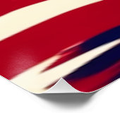 Poster Vagues patriotiques (Coin)