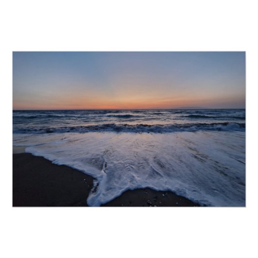 Poster Vagues pointues (Devant)