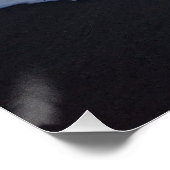 Poster Vagues pointues (Coin)