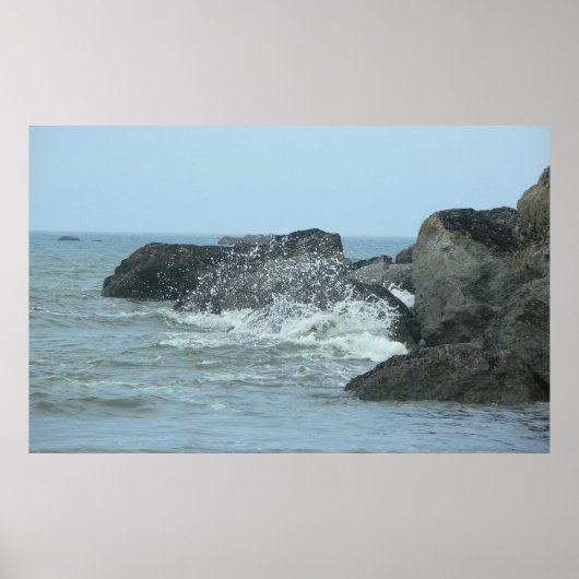 Poster Vagues - Ruby Beach (Devant)