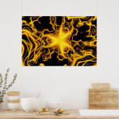 Poster Vagues solaires (Cuisine)