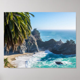Poster Vagues sur la plage
