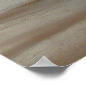 Poster Vagues sur la plage bleu turquoise Océan (Coin)