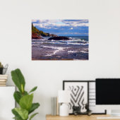 Poster Vagues Sur Le Lac Supérieur (Bureau à domicile)