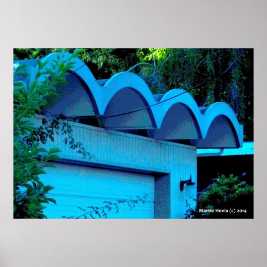 Poster Vagues sur le toit (Devant)