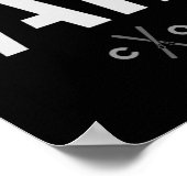 Poster Vail Colorado Graphique Ski (Coin)