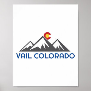 Poster Vail, Colorado Rocheuses