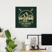 Poster Vail Colorado Ski (Bureau à domicile)