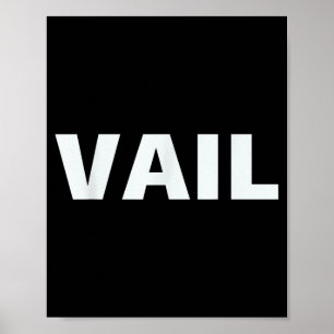 Poster Vail colorado - ski de montagne rocheux &