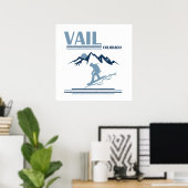 Poster Vail Colorado snowboard (Bureau à domicile)