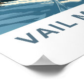 Poster Vail Mountain Colorado Imprimer (Coin)